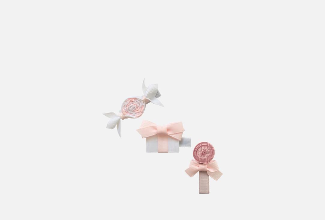 

Набор заколок для волос MILLEDEUX, Розовый, Конфета, подарок и леденец 3 шт