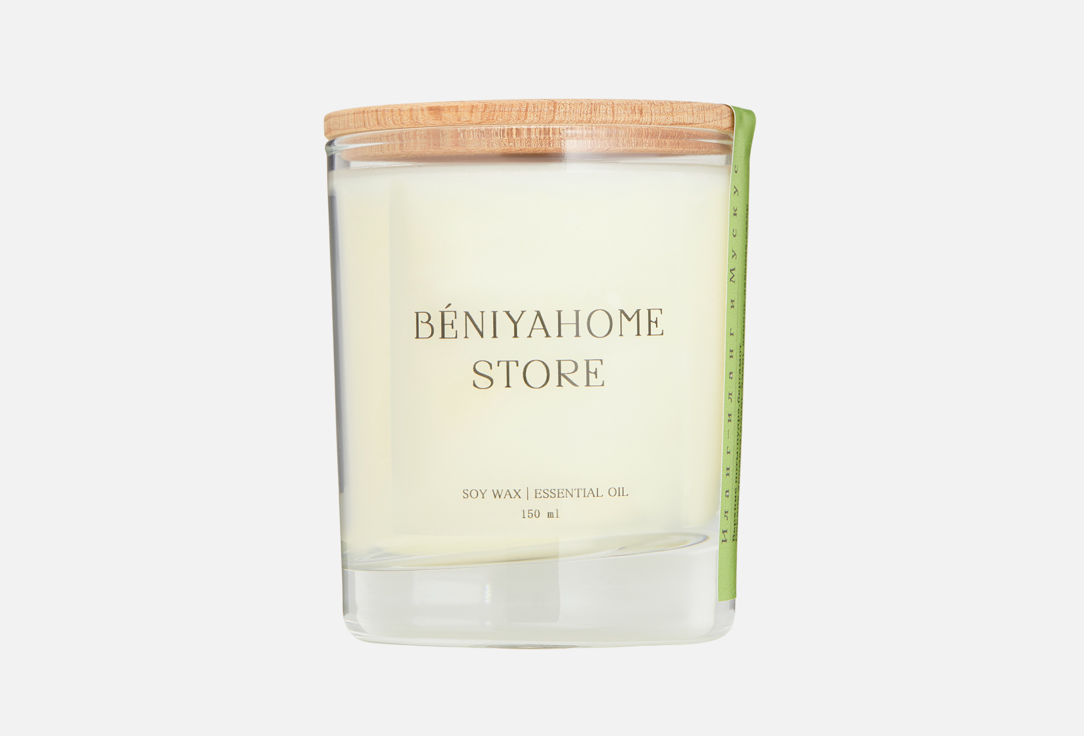 

Ароматическая свеча BÉNIYA HOME STORE, Иланг-Иланг и Мускус 150 мл
