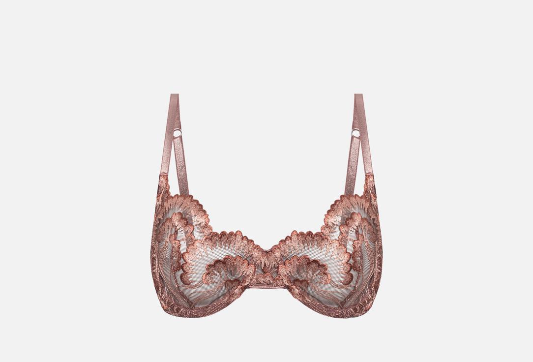 Изображение товара Кружевной бюстгальтер PURPUR INTIMATES courage коричневый тип балконет