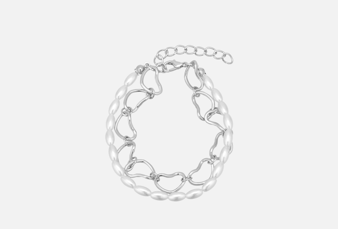 

Браслет с жечужными бусинами GAMORA, Сердечки 1 шт