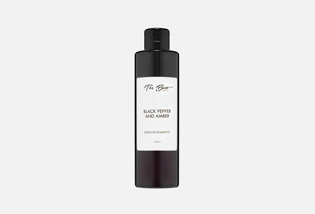 

Парфюмированный шампунь для волос THE BUNT, KERATIN Black Pepper and Amber 250 мл