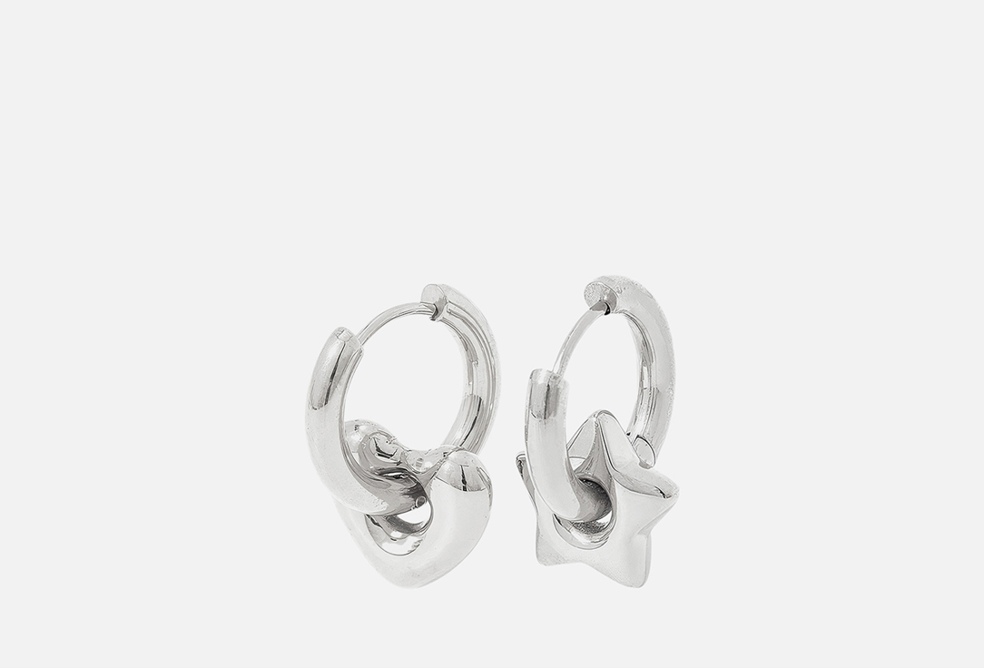 

Серьги GAMORA, Звездочка и сердечко 2 шт