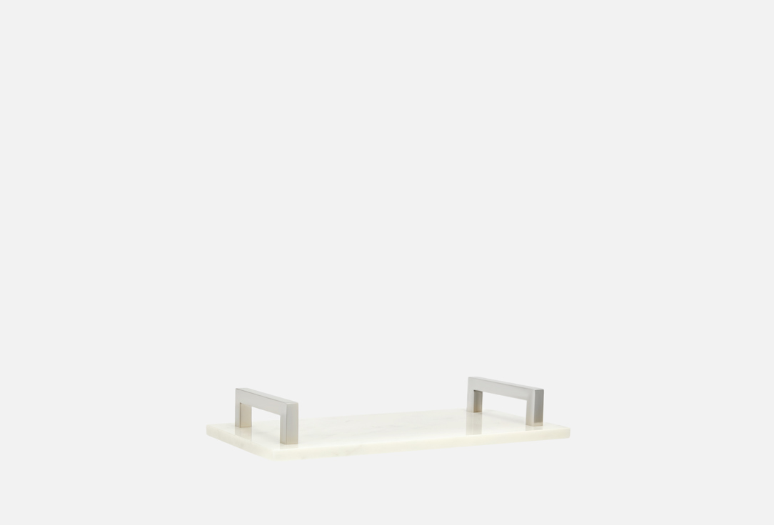 

Поднос декоративный НАТУРКАМЕНЬ, Белый, Белый, 30х15 см 1 шт