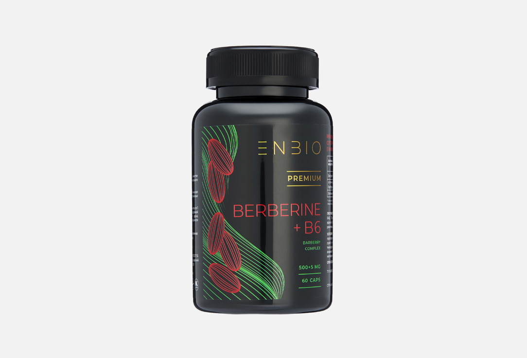 

Берберин ENBIO, 500 мг в капсулах 60 шт