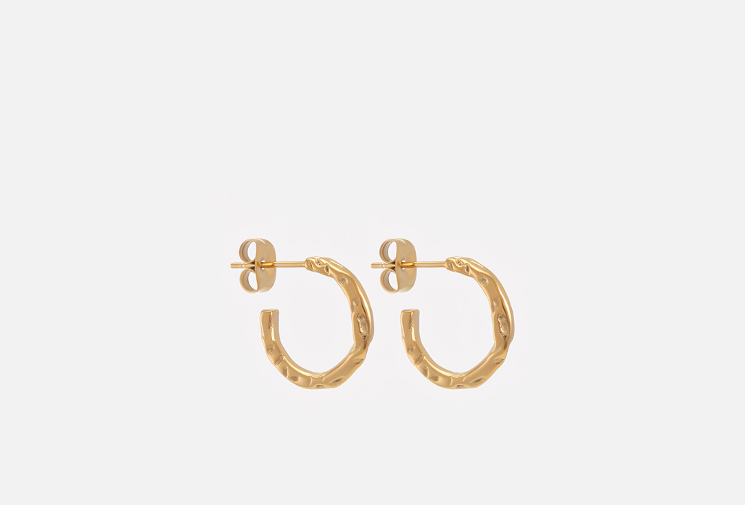 Изображение товара Серьги VIAMORE Dola Hoops Mini Gold для женщин, гипоаллергенная сталь