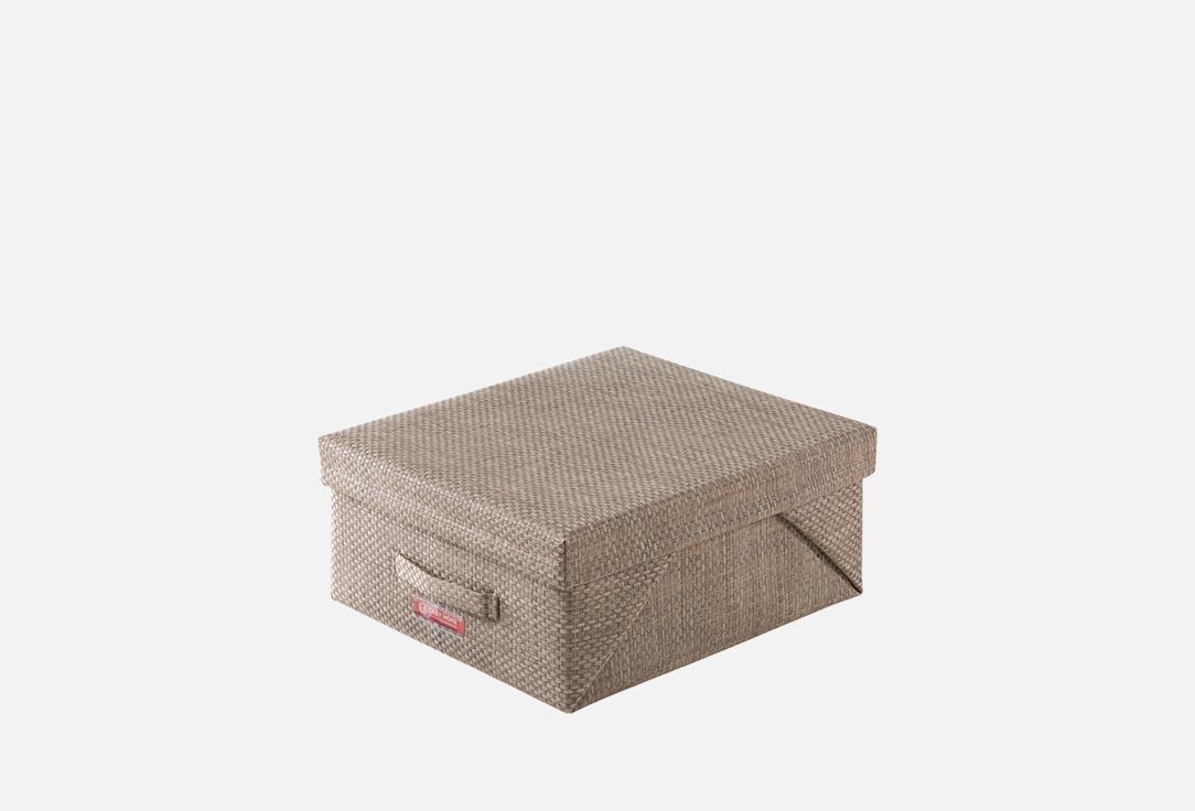 

Короб с крышкой CASY HOME, Коричневый, Rattan, 44х50х22 см 1 шт