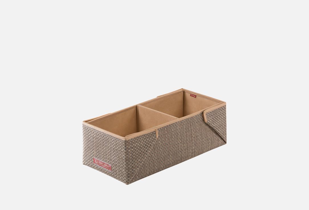 Изображение товара Ящик с отделениями CASY HOME Rattan, 22х50х18 см