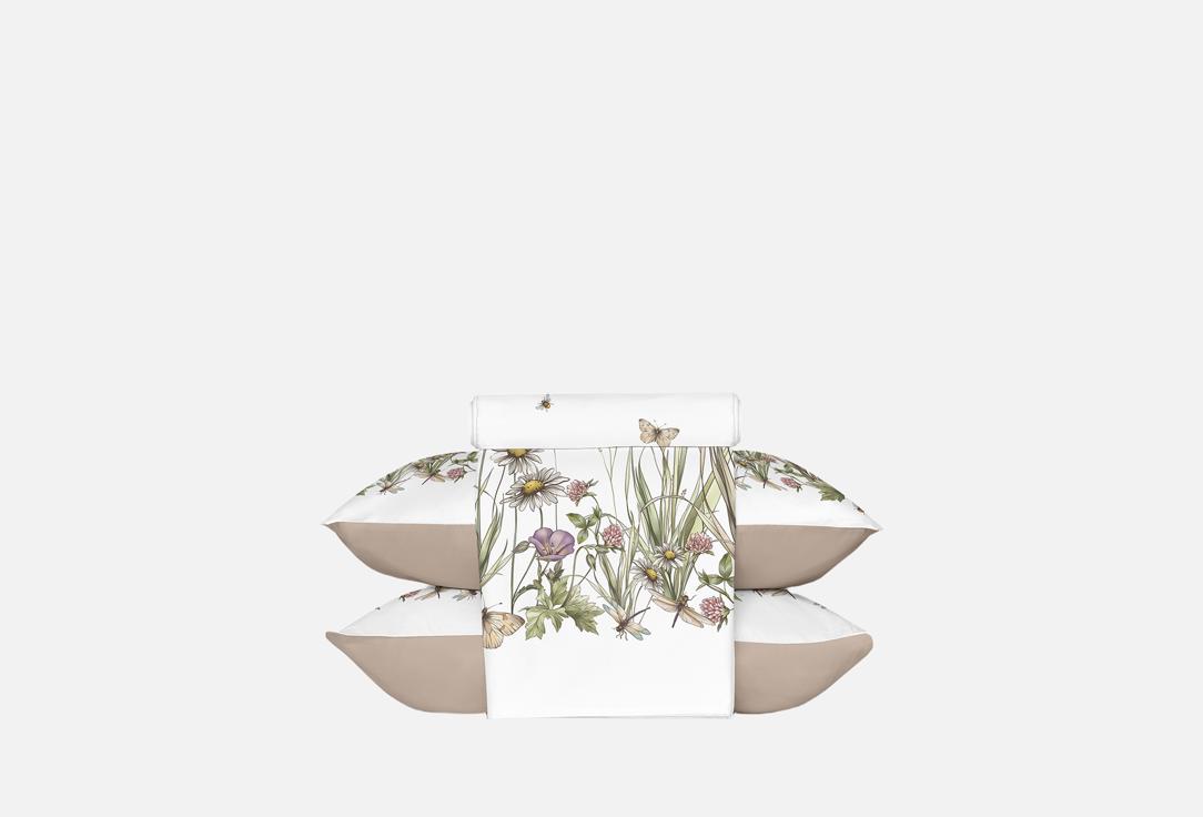 

Комплект постельного белья LANIMA HOME, Принт, Стрекозы и цветы, евро евро мл