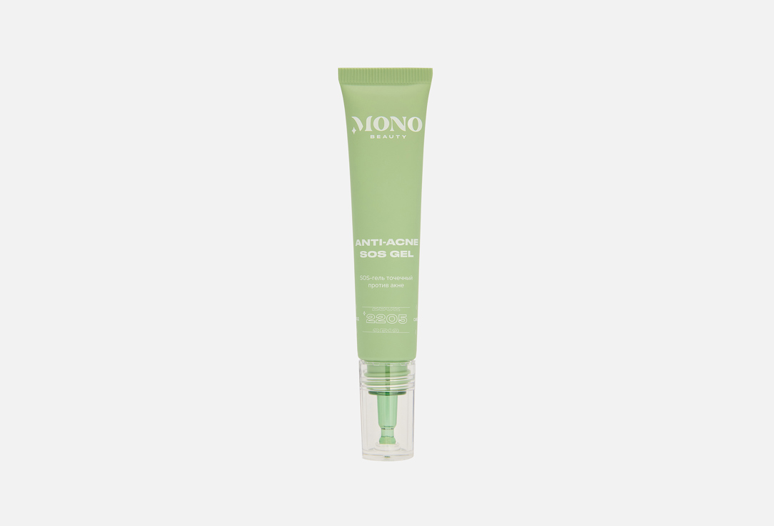 

Точечный крем гель MONO BEAUTY, Anti-acne SOS Gel 15 мл