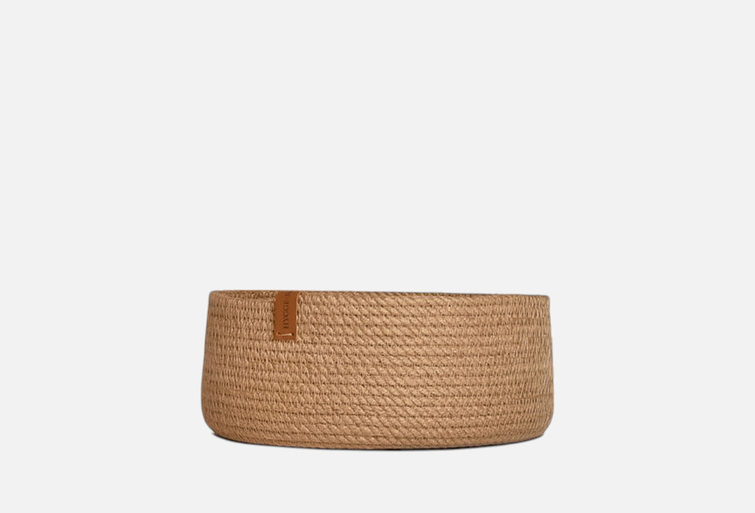 Изображение товара Корзинка для хранения круглая HYGGE.BASKET.DECOR Round, джут, 23x23x10