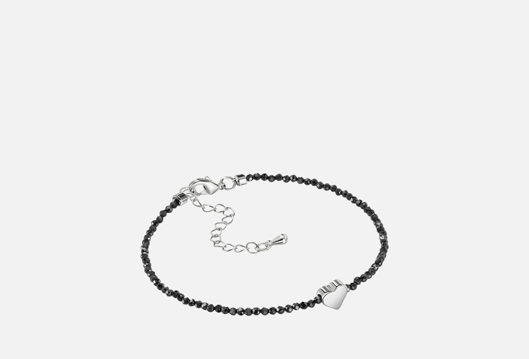 

Анклет NOIMA, Из кристаллов с серебристым сердечком 1 шт