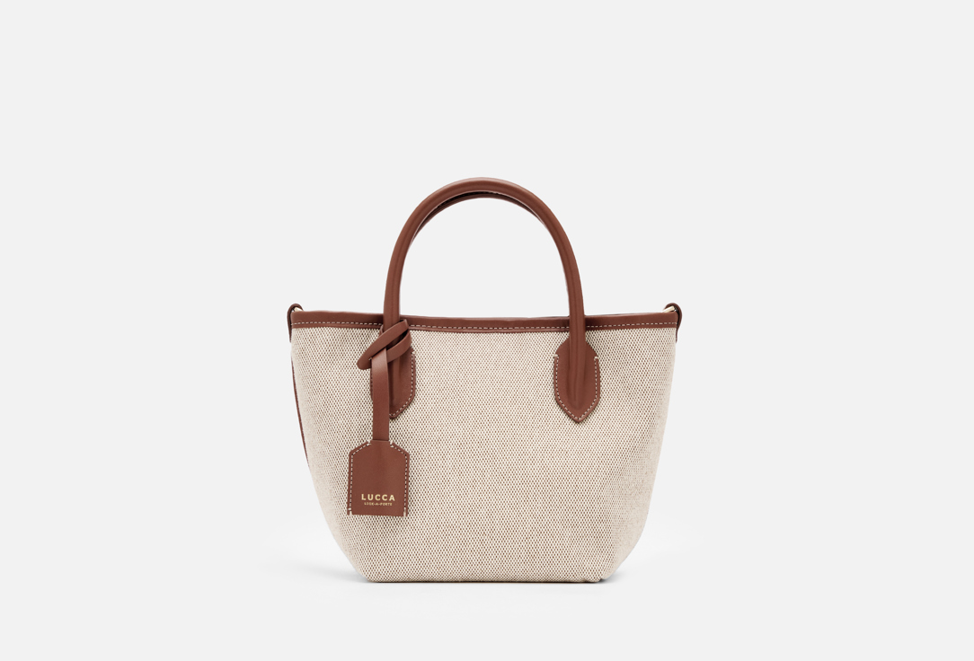 Изображение товара сумка тоут LUCCA CHARLOTTE бежево-коричневая