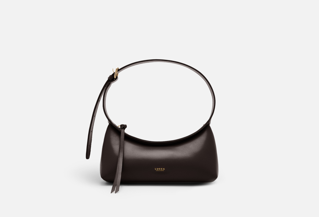 Изображение товара сумка хобо кожаная LUCCA NICOLE коричневая