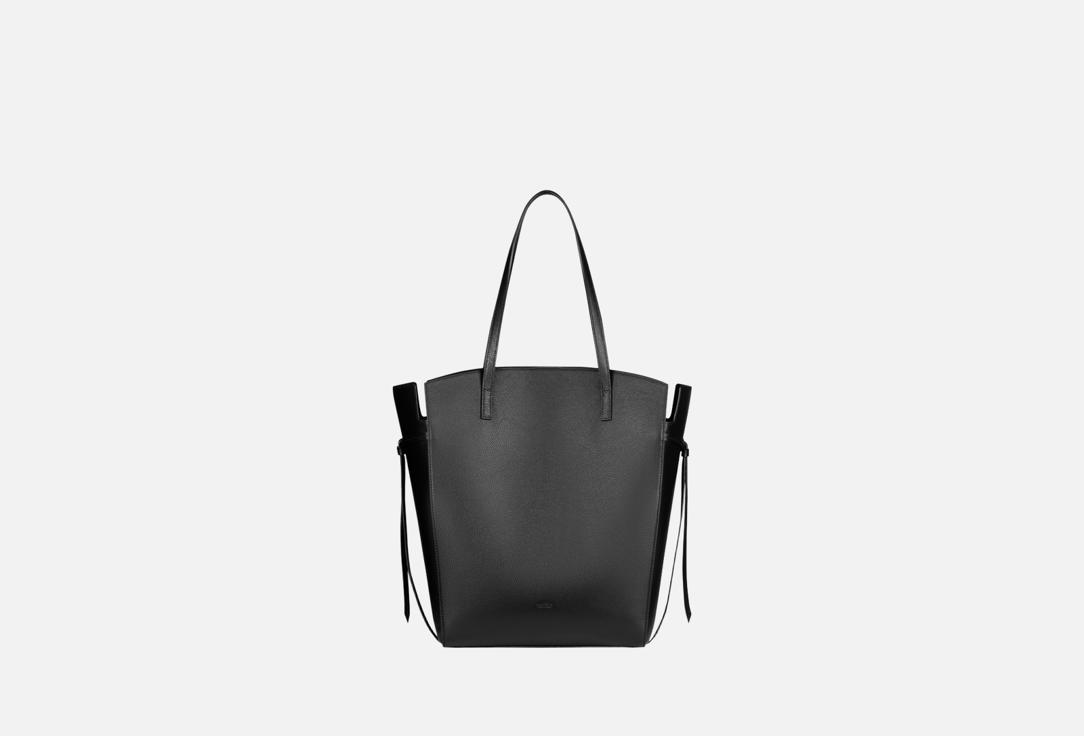 Изображение товара Сумка-шопер кожаная LUCCA KATE черная