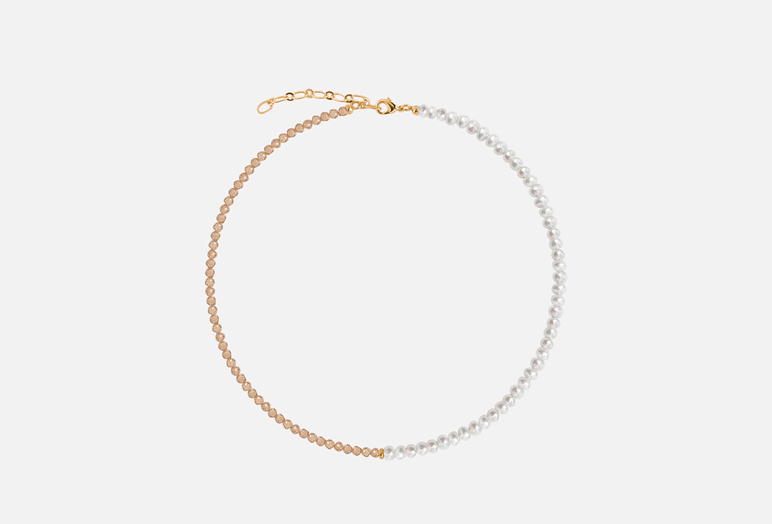 

Чокер-колье VIAMORE, Half Pearl & Zircon champagne 1 шт
