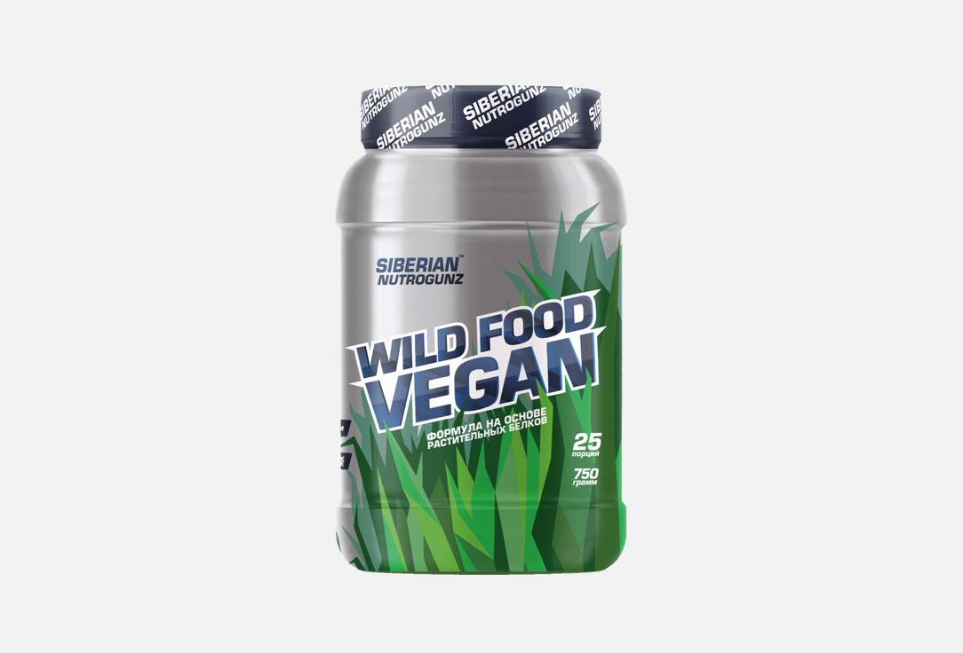 

вегетарианский протеин SIBERIAN NUTROGUNZ, Wild food vegan, банан в порошке 750 г