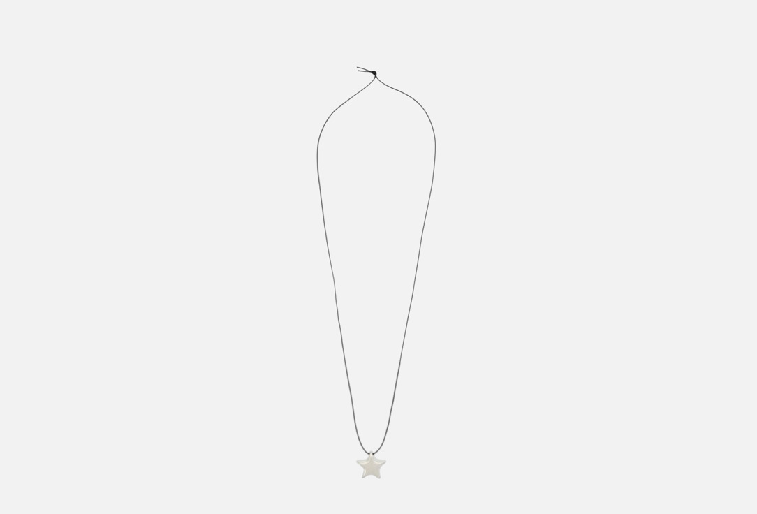 Изображение товара Колье STAR из бижутерного сплава на регулируемом шнурке 100 см