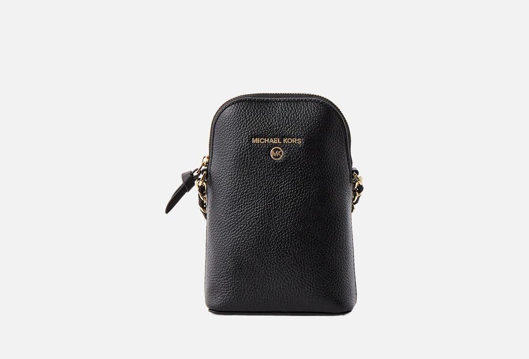 

Сумка для телефона кожаная MICHAEL KORS, Черный, JET SET CHARM BLACK