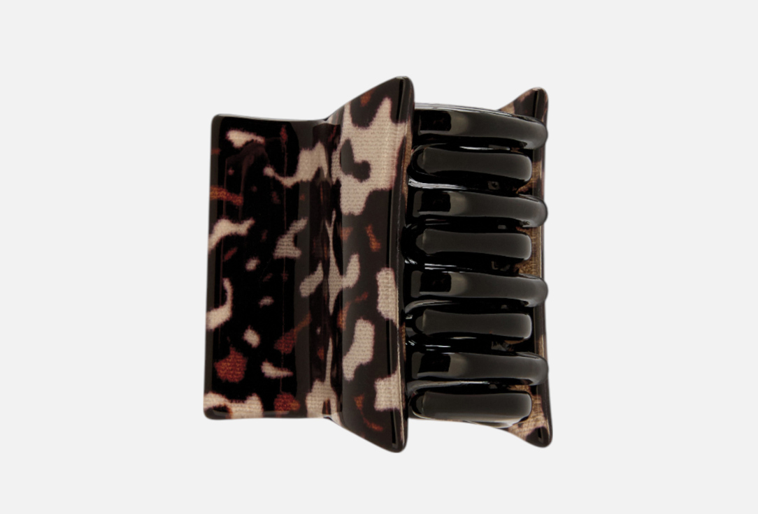 Изображение товара Крабик-заколка для волос Hairmates леопардовый квадратный маленький