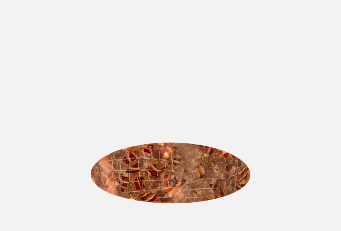 Изображение товара Заколка для волос Hairmates Croco овальная с тиснением Италия