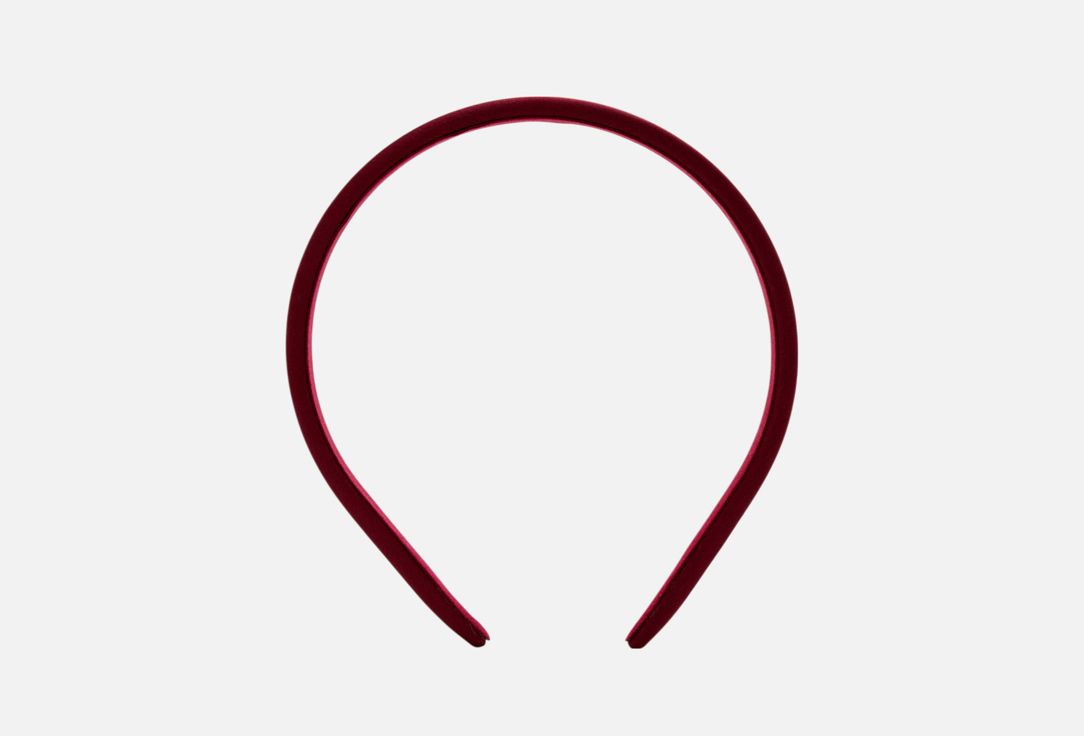 Изображение товара Ободок для волос Hairmates сатиновый, бордо