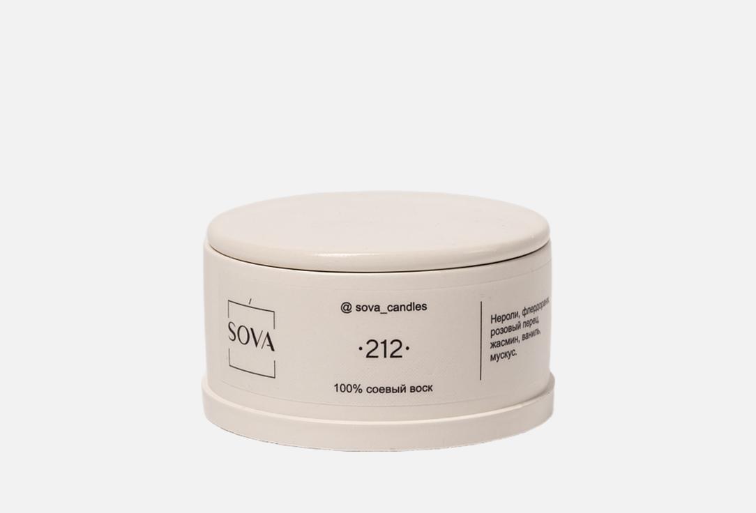 Изображение товара Ароматическая свеча SOVA 212 в гипсовом подсвечнике