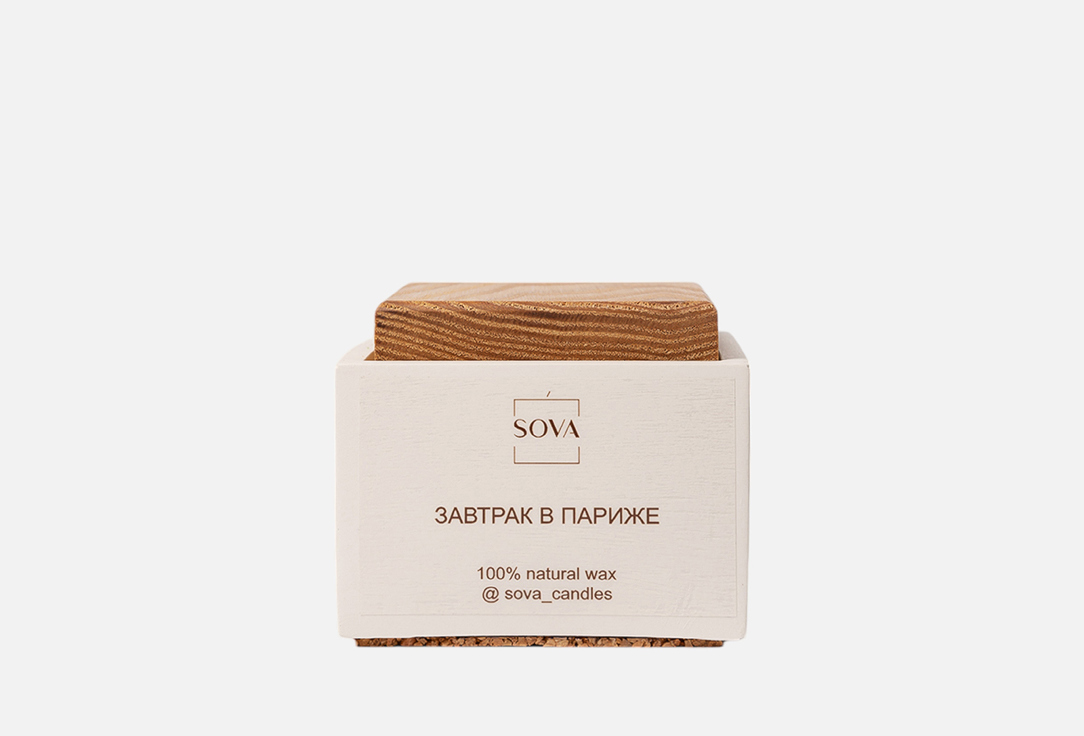 Изображение товара Ароматическая свеча SOVA Завтрак в Париже