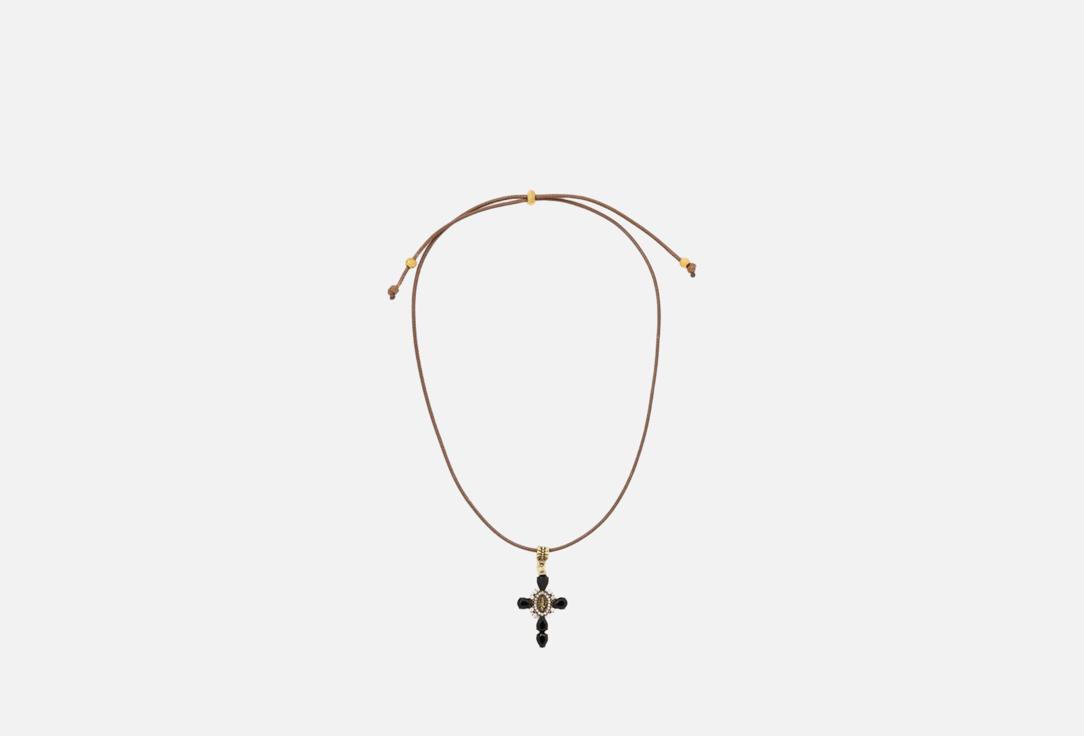 Изображение товара Колье PABUR CROSS BRN мультиколор