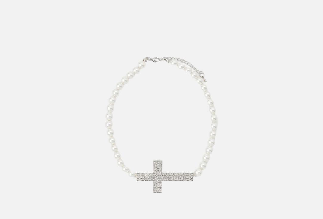 Изображение товара Колье PABUR BRIGHT CROSS серебряный