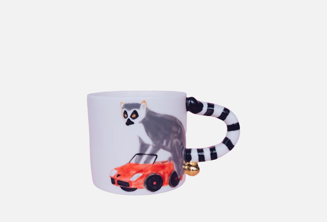 

Кружка POKHERA, Принт, Лемур Будь в porshe и люди к тебе потянутся c золотыми бубенцами 1 шт