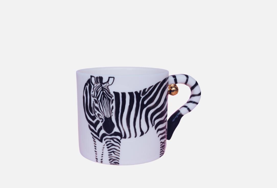 

Кружка POKHERA, Мультиколор, Зебра с золотыми бубенцами 1 шт
