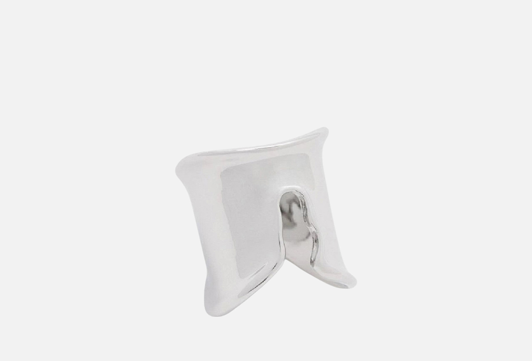 Изображение товара Серебристое регулируемое кольцо RUXARA с эффектом мятого металла для женщин