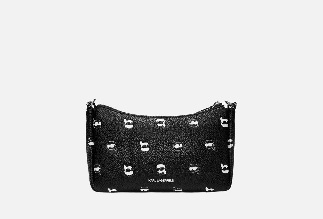 

Сумка с ручками KARL LAGERFELD, Черный, IKON PEBBLE Black