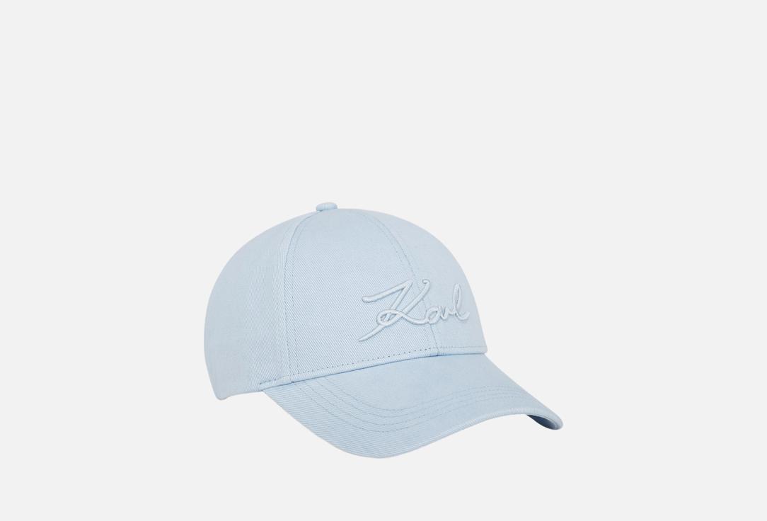 

Бейсболка KARL LAGERFELD, Голубой, K/SIGNATURE голубая