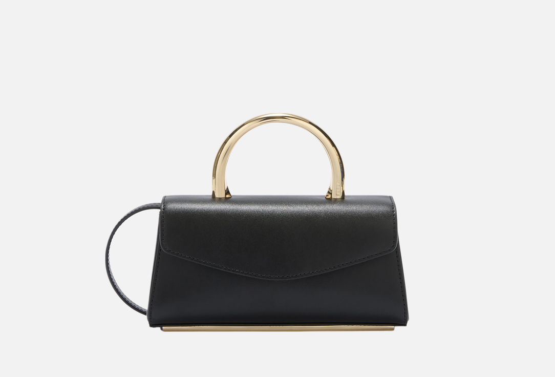 Сумка кросс-боди кожаная FURLA MERIDIANA MINI CROSSBODY TOP HANDLE NERO