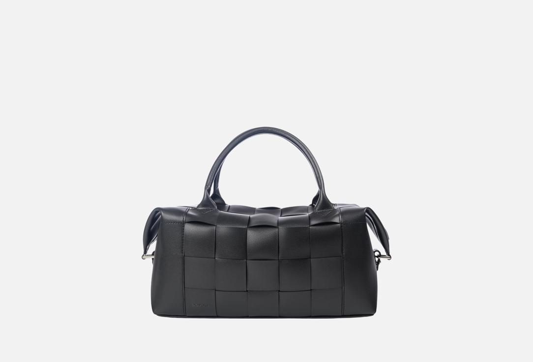 Изображение товара Плетеная сумка кожаная Boxxy черная