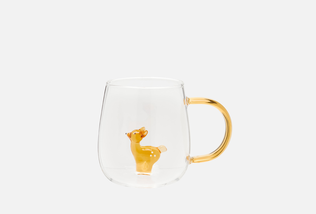 Изображение товара Стеклянная кружка Decor de table Олененок 400 мл