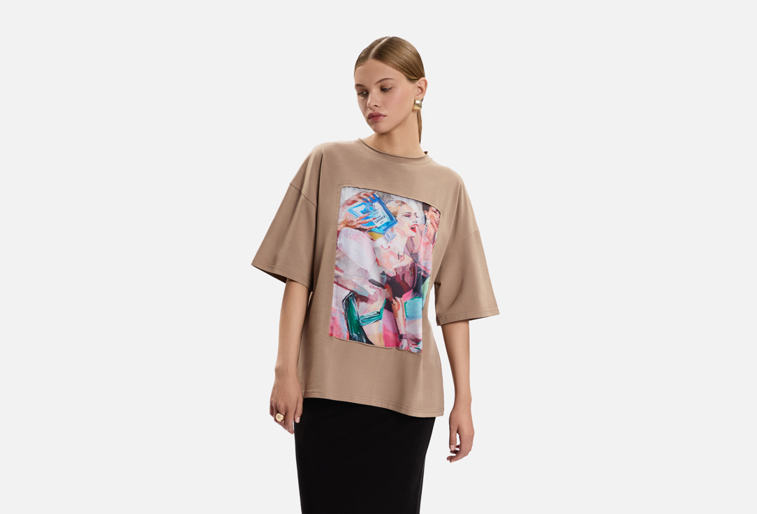 

Футболка ARTOGRAPH, Принт, Модель Шанель №5 ONE SIZE мл