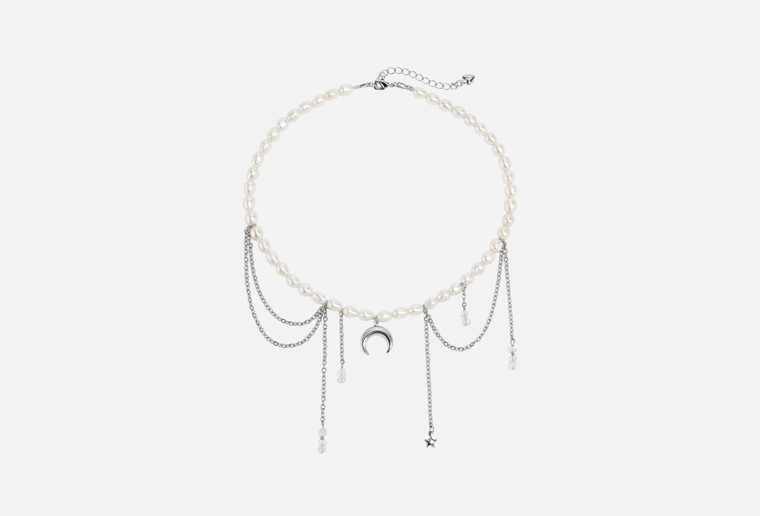 Изображение товара Чокер Silvara Fairy Glow с жемчугом и серебристой фурнитурой для женщин