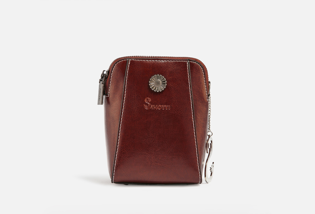 Изображение товара Сумка кросс-боди кожаная Sinotti ELEMENTO Coffee
