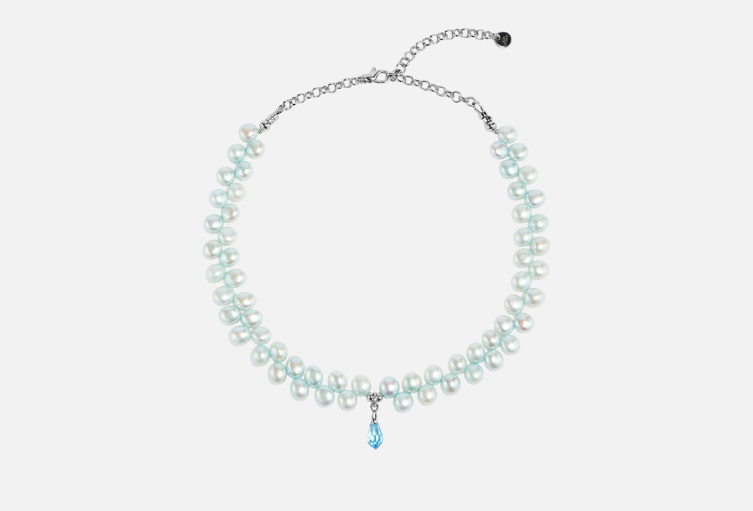 Изображение товара Колье GINADREAMS Denim Mood из натурального жемчуга и хрусталя для женщин