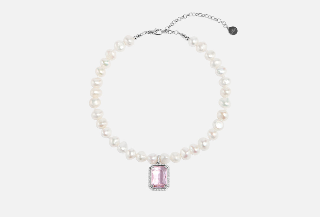 Изображение товара Элегантное колье GINADREAMS Скромница с натуральным жемчугом и кристаллом для женщин