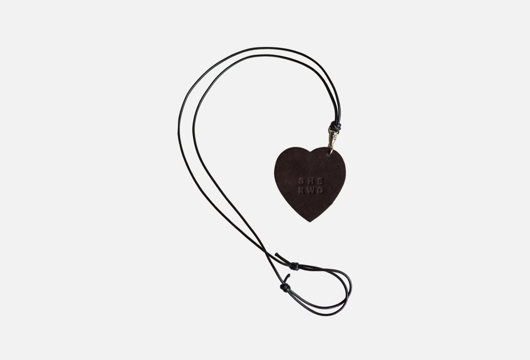 

Подвеска SHERWD, Heart pendant brown 1 шт