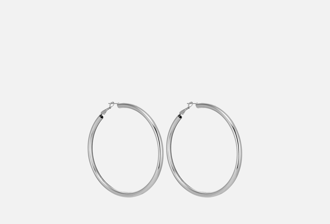 Изображение товара Серьги конго Attribute Shop из ювелирного сплава с родиевым покрытием