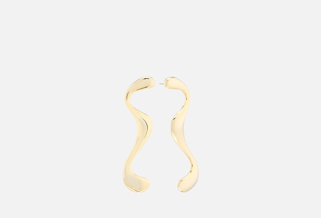

серьги ATTRIBUTE SHOP, Длинная волна 2 шт