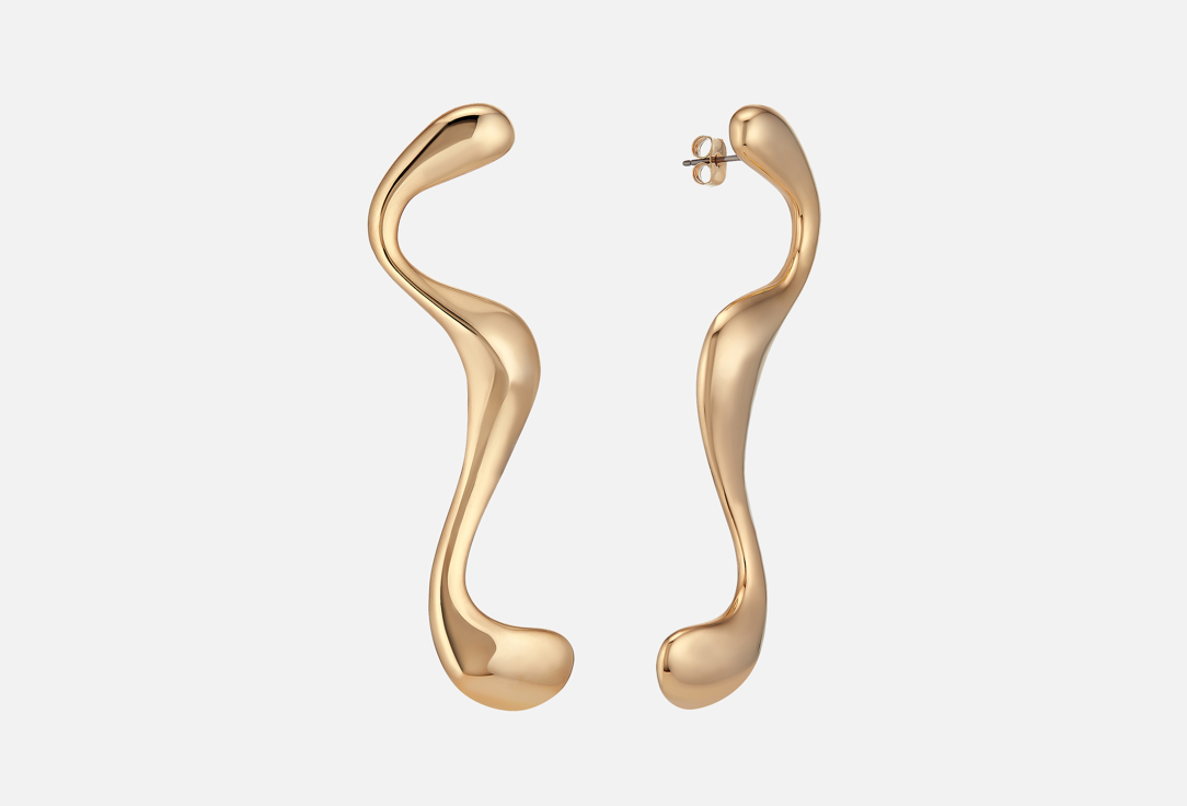 Изображение товара серьги Attribute Shop Длинная волна