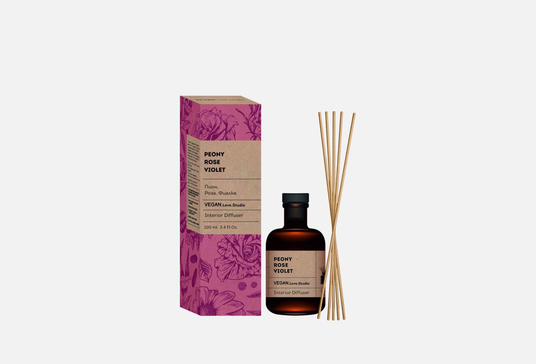 Ароматический диффузор DELTA COSMETICS PEONY, ROSE, VIOLET 100 мл