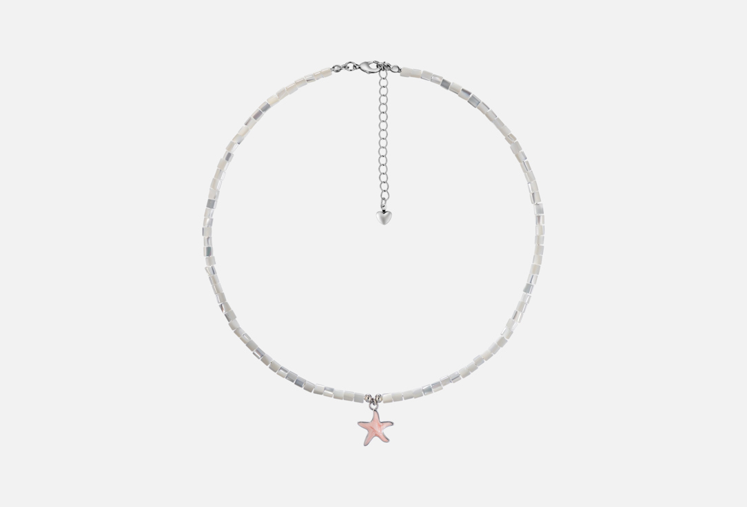 Изображение товара Женское ожерелье Lemart jewelry из перламутра и розовой морской звезды