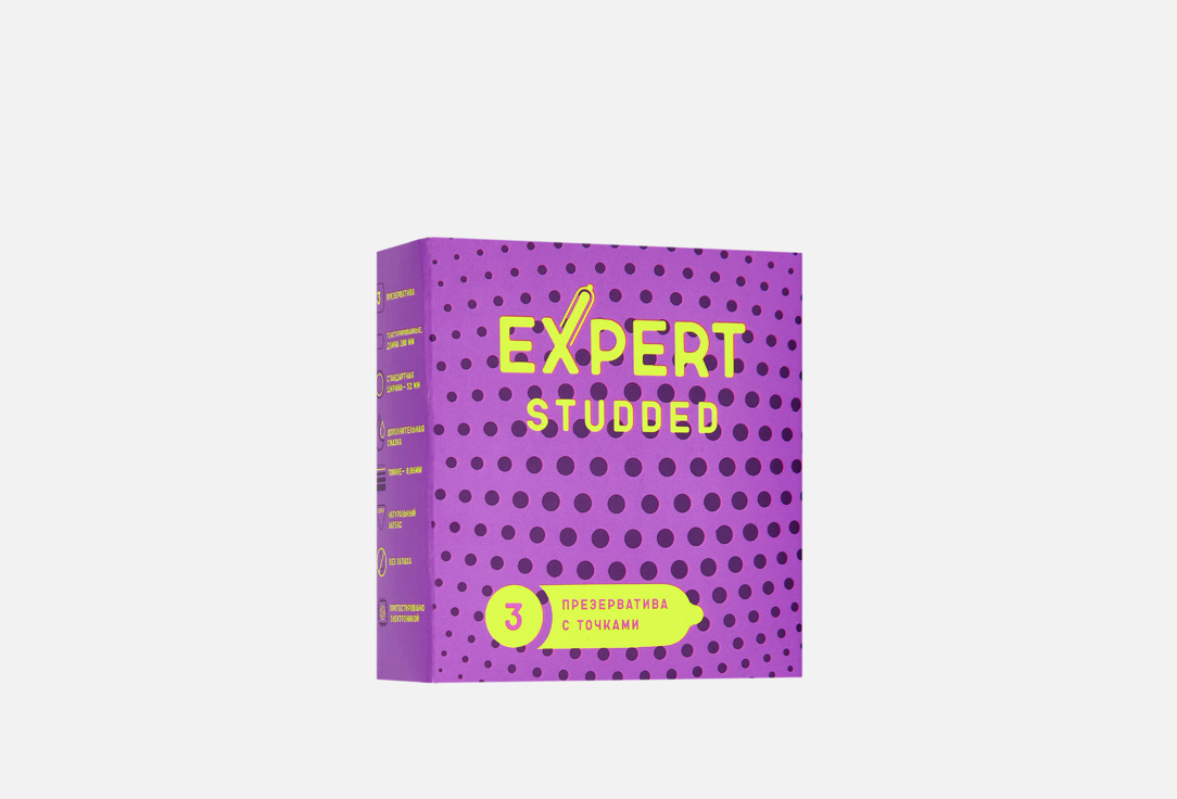 Изображение товара Презервативы EXPERT Studded с точками для мужчин