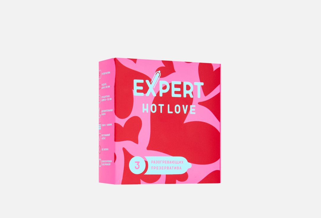 Изображение товара Презервативы Expert Hot Love с разогревающим эффектом 3 шт